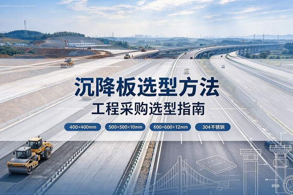 临沧沉降板选择方法