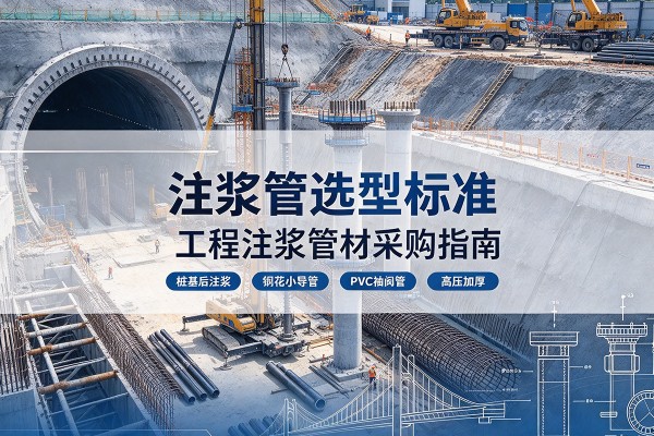 临沧注浆管选型标准