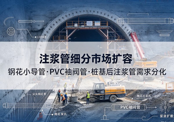 临沧注浆管细分市场扩容，隧道钢花小导管、PVC 袖阀管、桩基后注浆管需求分化