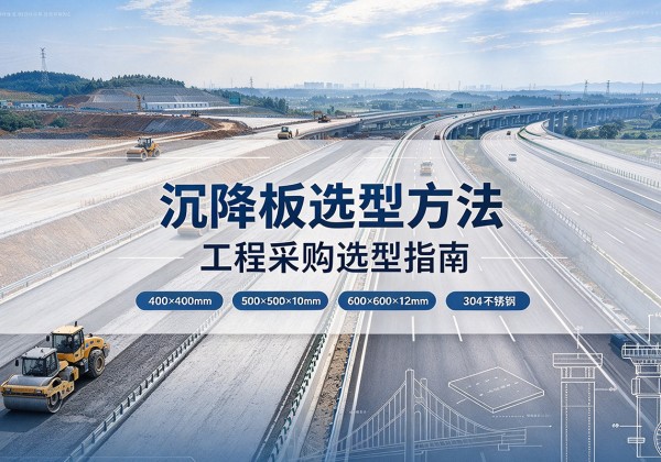 临沧沉降板选择方法